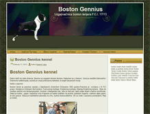 Tablet Screenshot of boston-terrier-gennius.com